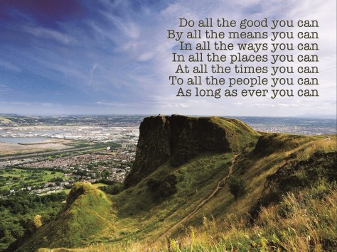 Scene over our city of Belfast